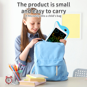Karikatür çocuklar elektronik yazı tahtası LCD dijital çizim tableti bebekler için 2-4 yıl plastik yazma kayrak Tablet - Product Image 5