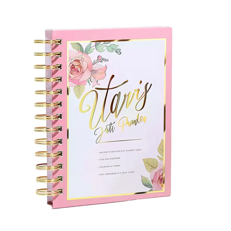Wholesale Custom A5 Size Hardcover Binder Agenda Monthly Budget Planning Financial Planner with 100 Paper Inner Sheets