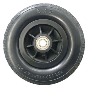 <span class=keywords><strong>6x2</strong></span>ポリウレタンフォームタイヤ6インチPUソルディワゴンカートおもちゃホイール低価格