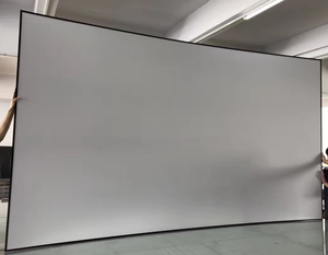 PerfecTisan 180 Degree <strong>Curved</strong> <strong>Screen</strong> 120 Inch <strong>Fixed</strong> <strong>Frame</strong> Projector <strong>Screen</strong> 4K Home Theater Cinema Alr <strong>Screen</strong> - Product Image 2