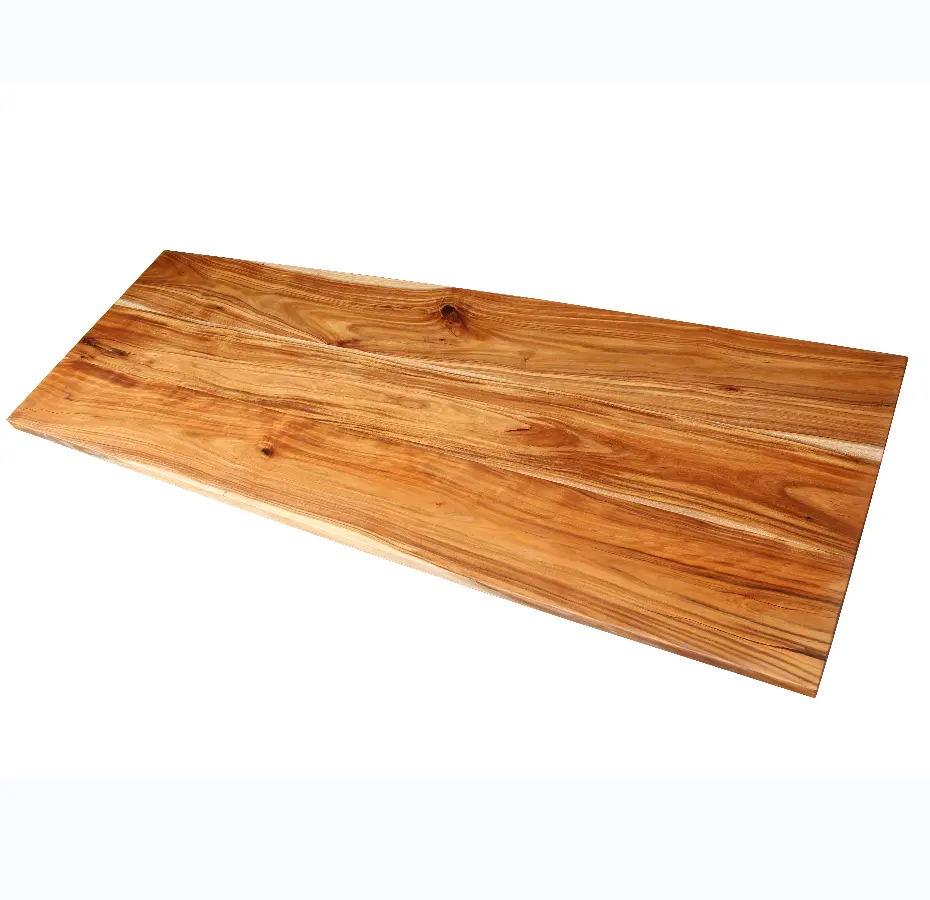 Traditionele Real Notenhout Eettafel Afgewerkt Teruggewonnen Houten Tafel Top Massief Houten Tafelblad