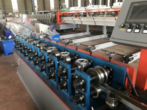 Light Gauge Steel Purlin Roll Forming Machine PLC Control <strong>System</strong> Construction Frame Roll Forming Machine Motor Bearing Core - Product Image 5