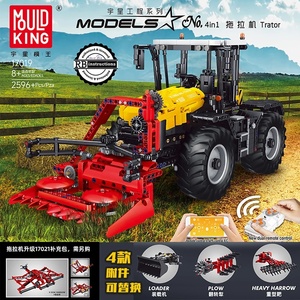 Kalıp kral yüksek teknoloji araba RC traktör Fastrac 4000er Set yapı taşları modeli parçaları çocuk oyuncakları hediye - Product Image 2