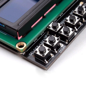 LCD-Tastatur abschirmung LCD1602 LCD 1602-Modulanzeige für Arduino ATMEGA328 ATMEGA2560 Himbeer-Pi Für UNO-Bluescreen