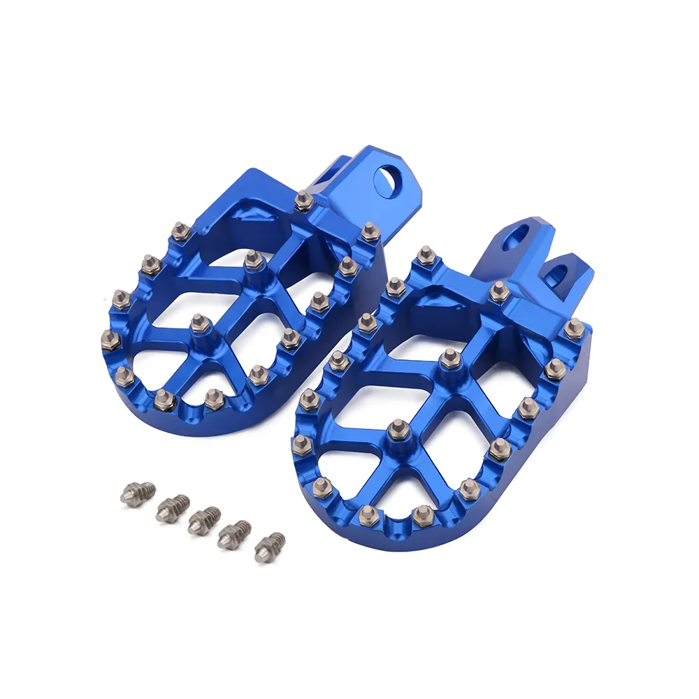 JFG Đối Với SUZUKI DRZ 400 DRZ400 Footpeg Foot Pegs MX Moto Chéo Xe Máy Dirt Pit Bike Nhôm CNC Xe Máy Chỗ Để Chân