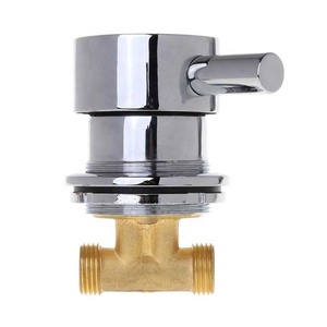 <strong>G1</strong>/2&quot; Hot &amp; Cold Water Mixing Valve Thermostatic Mixer Two in &amp; One Out Faucet for Shower Room - Product Image 5