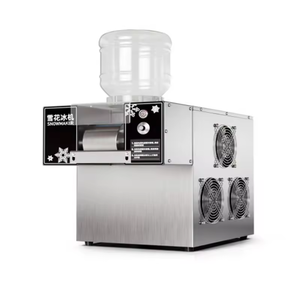 自動商用ステンレス鋼スノーフレークかき氷機スノーコーンかき氷機 - Product Image 5
