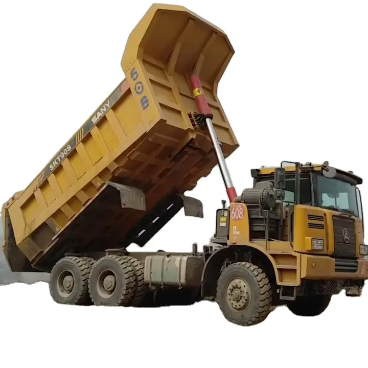 Schlussverkauf SKT90S Bergbau-Bauleistung 60 Tonnen Gelände-Broadbody-Kartonschleppwagen in Spanien