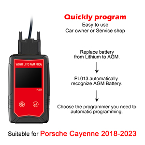 Woyo pl013 pro עבור porsche cayenne 2018 ל 2023 ליתיום ל-מתכנת הסוללה