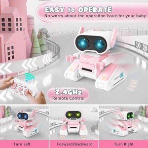 SETM per bambini giocattolo elettronico Robot programmabile intelligente 2.4G con riproduzione vocale e funzione di camminata con telecomando - Product Image 6