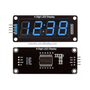 LED a 4 cifre Display da 0.56 "tubo decimale 7 segmenti TM1637 orologio a doppio punto modulo Display bianco da 0.56 pollici - Product Image 2