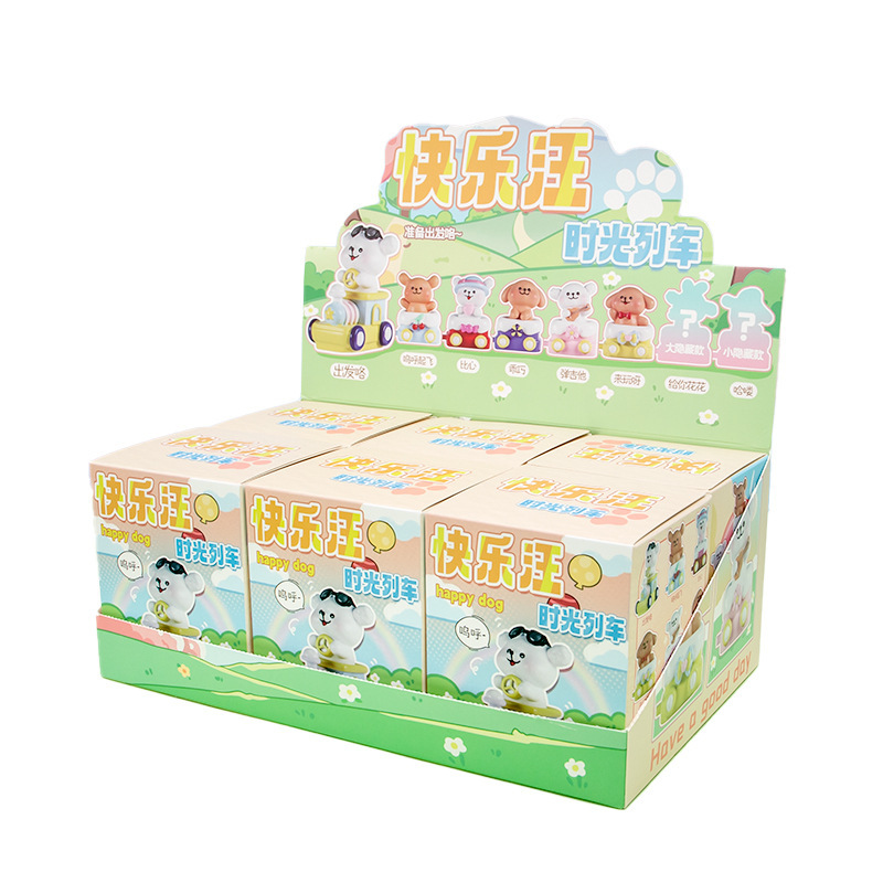 Juego de tren Happy Dog Time (6 piezas)