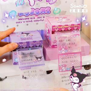 Dễ thương phim hoạt hình bán trong suốt dính ghi chú sáng tạo nhiều màu kéo ra ghi chú dán với tiêu chuẩn thẩm mỹ cao - Product Image 2