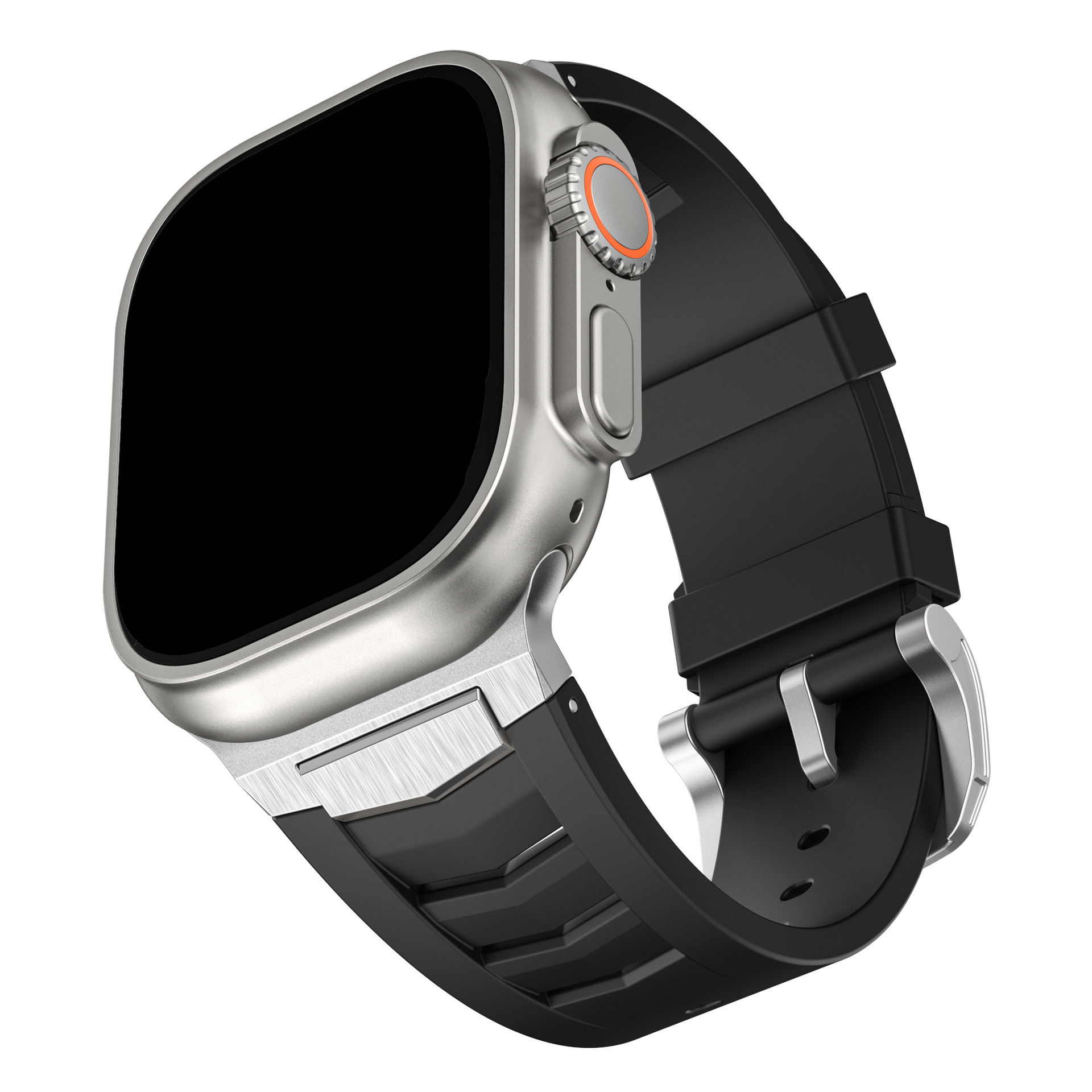 Black with silver buckle