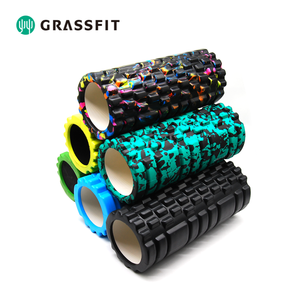 Set rumbai mobilitas rol hitam <span class=keywords><strong>logo</strong></span> kustom perlengkapan bola fascia PT set rol busa yoga fisioterapi faszienrolle - Product Image 3
