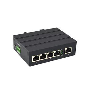 Conmutador de red Ethernet industrial de 5 puertos no gestionado con enlace ascendente 10/100Base-TX para soluciones de infraestructura IIoT - Product Image 3