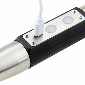 Beliebte tragbare Multifunktions-2-LED-wiederaufladbare USB 365 395-nm-UV-Taschenlampe Ultraviolett für Edelstein-Taschenlampe - Product Image 2
