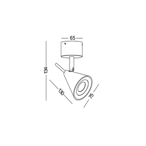 铝黑色可旋转锥形表面安装 <span class=keywords><strong>led</strong></span> 聚光灯 - Product Image 6