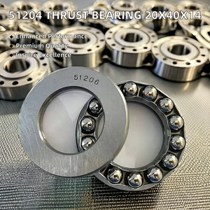 High Quality Single Row 51206 Stainless Steel <strong>Thrust</strong> Ball <strong>Bearing</strong> 30*52*16 mm for Machinery Industries