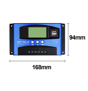 60A/50A/40A/30A/20A/10A Intelligenter Solar laderegler PWM-Regler regler mit zwei USB-LCD-Displays Solar panel - Product Image 5