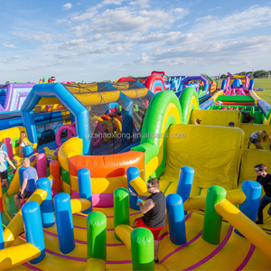 Thương mại <span class=keywords><strong>Inflatable</strong></span> công viên giải trí lâu đài trẻ em ngoài trời <span class=keywords><strong>Inflatable</strong></span> Bouncer trò chơi thể thao khóa học trở ngại sân chơi công viên chủ đề - Product Image 6