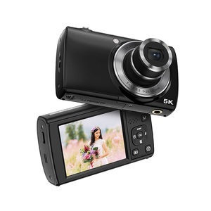 Compact 64MP Digital <strong>Camera</strong> 5X Zoom Dual Lens <strong>2</strong>.8&quot; Touch Screen 5K Video Type-C Webcam Rechargeable Battery for Teens Students - Product Image 2