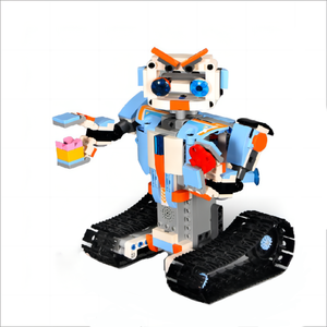 Robert Children's Electronic Puzzle Toy APP <strong>Remote</strong> <strong>Control</strong> <strong>Robot</strong> Model Blocks Assembling Small Particles <strong>Build</strong> Fun Focused <strong>Robot</strong> - Product Image 1