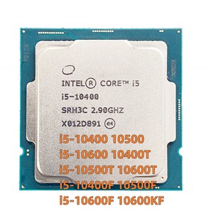 หน่วยประมวลผลเดสก์ท็อป Intel Core i5-10400F 6คอร์สูงถึง2.5GHz โดยไม่มีโปรเซสเซอร์กราฟิก LGA1200ซีพียู E5 - Product Image 2