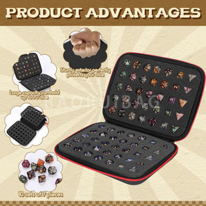 High Quality Custom <strong>Multi</strong> <strong>Function</strong> Polyhedral Dice Storage Eva case DND Role Playing and Other <strong>Table</strong> <strong>Games</strong> - Product Image 2