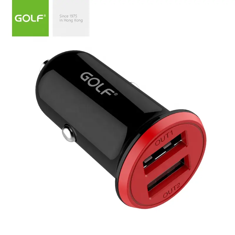 GOLF 3.4A caricabatteria da Auto doppio doppio usb a 2 porte automatico per caricatore da Auto mobile usb