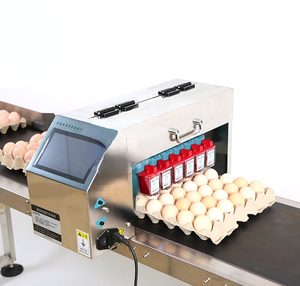 HiTek <strong>Image</strong> Poultry Eggs Inkjet Printer Full Tray Red Inkjet Printer Conveyor Line Automatic Egg <strong>Coding</strong> Machine <strong>Ink</strong> Cartridges - Product Image 4
