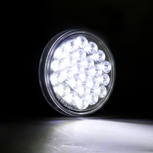 ไฟสัญญาณเลี้ยวหยุด LED หลายแรงดันไฟฟ้า4นิ้ว12โวลต์24โวลต์10-30โวลต์4นิ้วแบบกลมพร้อมปลั๊กแบบ3หัวสำหรับรถบรรทุกรถพ่วงรถบัส - Product Image 6