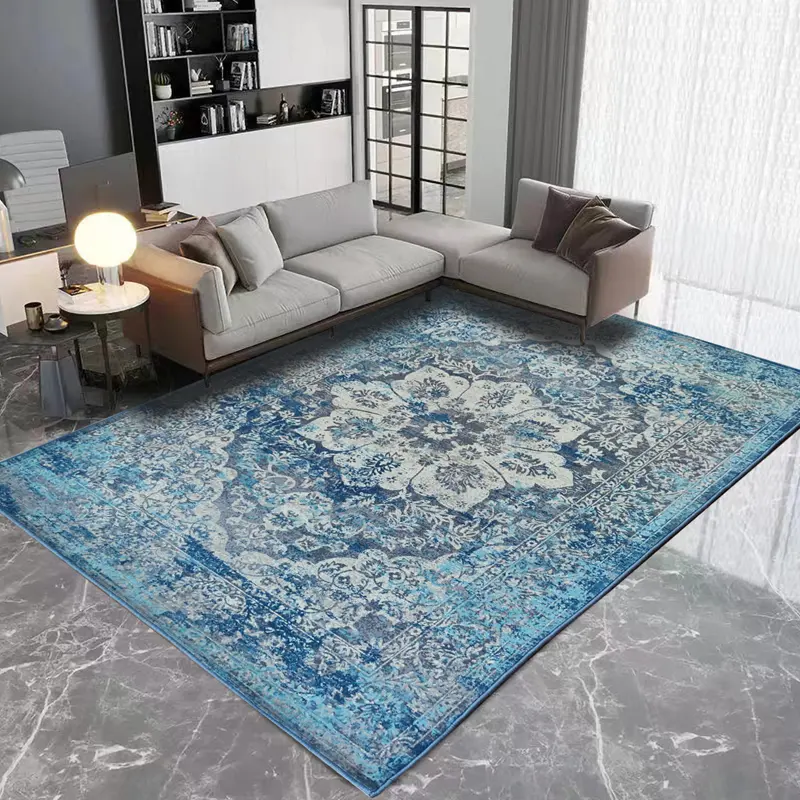 Wholesale Polyester Woven Fluffy Carpet Rugs Alfombras Tapete Para Piso Floor Carpet for Home Living Room Fake Fur Style
