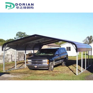 Kim Loại mái nhà để xe di động xe đổ kết cấu thép xây dựng với các công cụ - Product Image 2