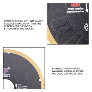 Europese Markt Snijschijf 100Mm Porseleinen Snijbladen 5 Inch Snijschijf Super Dun Diamantzaagblad Aangepast Rond - Product Image 5