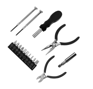 16 adet/takım ev bakım aracı kutu seti taşınabilir acil Handy aracı ev tornavida Bit soket pense Tool Kit seti - Product Image 5