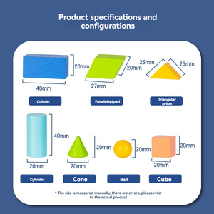Deli YX442 ahşap geometri katılar öğrenciler için Set matematik eğitim üç boyutlu grafik oyuncak öğrenmek karton başına 144set yüksek kalite - Product Image 5
