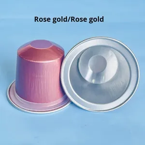 Nhiều Màu dùng một lần nhôm lá cà phê viên nang rỗng vỏ Tự làm bột đầy tay Tương thích cho mô hình máy pha cà phê - Product Image 2