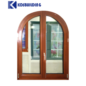 KDSBuilding europa produzione in stile francese doppio vetro a buon mercato Tilt & Turn finestra in legno design moderno della finestra in legno - Product Image 5