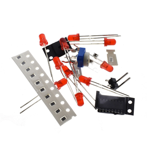 Akıllı elektronik kitleri NE555 + CD4017 işık su akan Led modül lamba DIY kiti elektronik ilkeleri öğrenmek - Product Image 3
