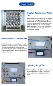 Huaqingjun7インチHMIイーサネットRS485232422通信DC10-30V CNCマシン用タッチスクリーン - Product Image 5
