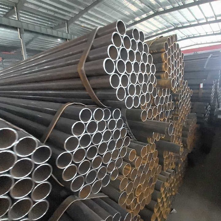 Pipa las dinding tipis Diameter kecil lapisan minyak Gas alami logam hidrolik baja tabung galvanis pengelasan Harga bulat