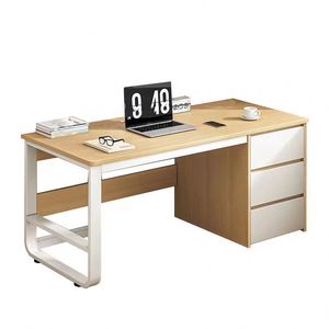 现代家庭办公电脑桌，带抽屉简易木制写字台，小空间卧室批发 - Product Image 5
