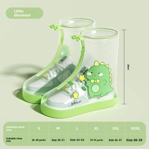 Giày đi mưa trẻ em chống thấm nước chống trơn trượt, bao chân chống mưa, giày đi mưa ống cao dày cho học sinh tiểu học - Product Image 4