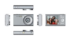 ตัวกรอง16X 1080P FHD ดิจิทัลซูมสวยงามกล้องเด็ก X10การ์ด SD 4K ถ่ายวิดีโอราคาถูกเซ็นเซอร์ CCD - Product Image 3