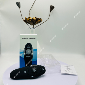Gutes Geschenk 2.4G RF Wireless Presenter PPT-Präsentation Rote Laserpointer-Seite Drehen Fernbedienung Air Mouse PowerPoint Clicker - Product Image 2