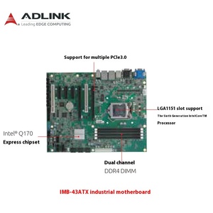 Computadora industrial Adlink con procesador Intel Core 6th Generation I3/I5/I7 M43 placa base función antiarañazos - Product Image 2