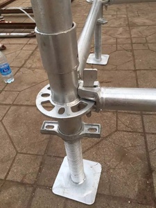 Andamio Ringlock galvanizado estándar de estilo moderno para construcción de fábrica Ledger End Ringlock Andamio Layher