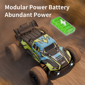 4WD อัลลอยด์ RC รถความเร็วสูง35กม./ชม. รถบังคับวิทยุพีวีซีไฟ LED สำหรับปีนเขาพร้อมรีโมทคอนโทรลและเครื่องชาร์จรวมอยู่ด้วย - Product Image 4