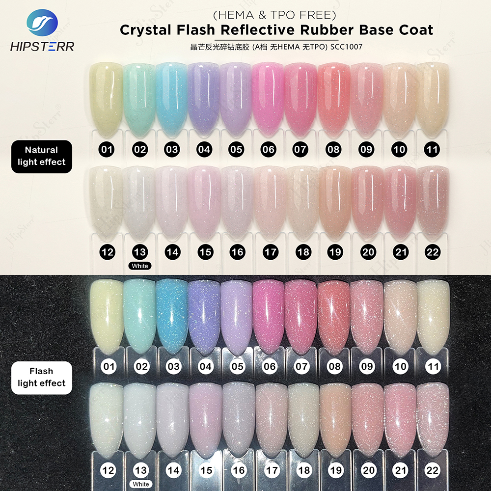 เบสโค้ทยางสะท้อนแสง Crystal Flash (ปราศจาก HEMA และ TPO)